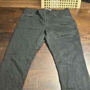 Levi women’s black jeans, decent condition